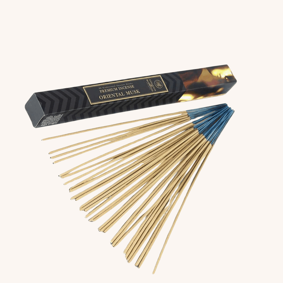 Oriental Musk Incense on a white background