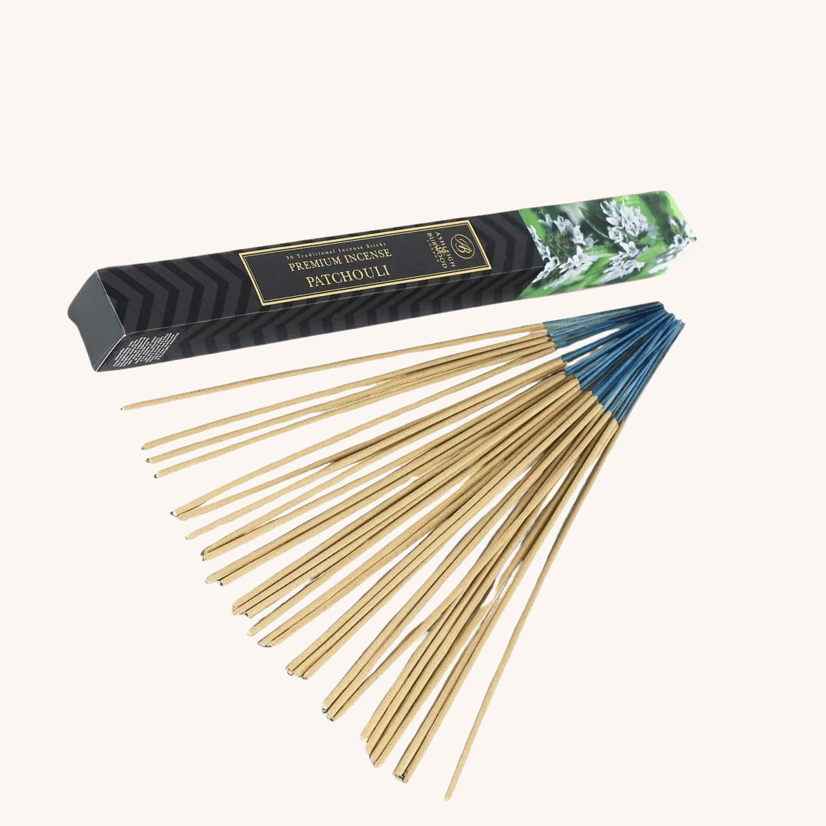 Patchouli Incense on a white background