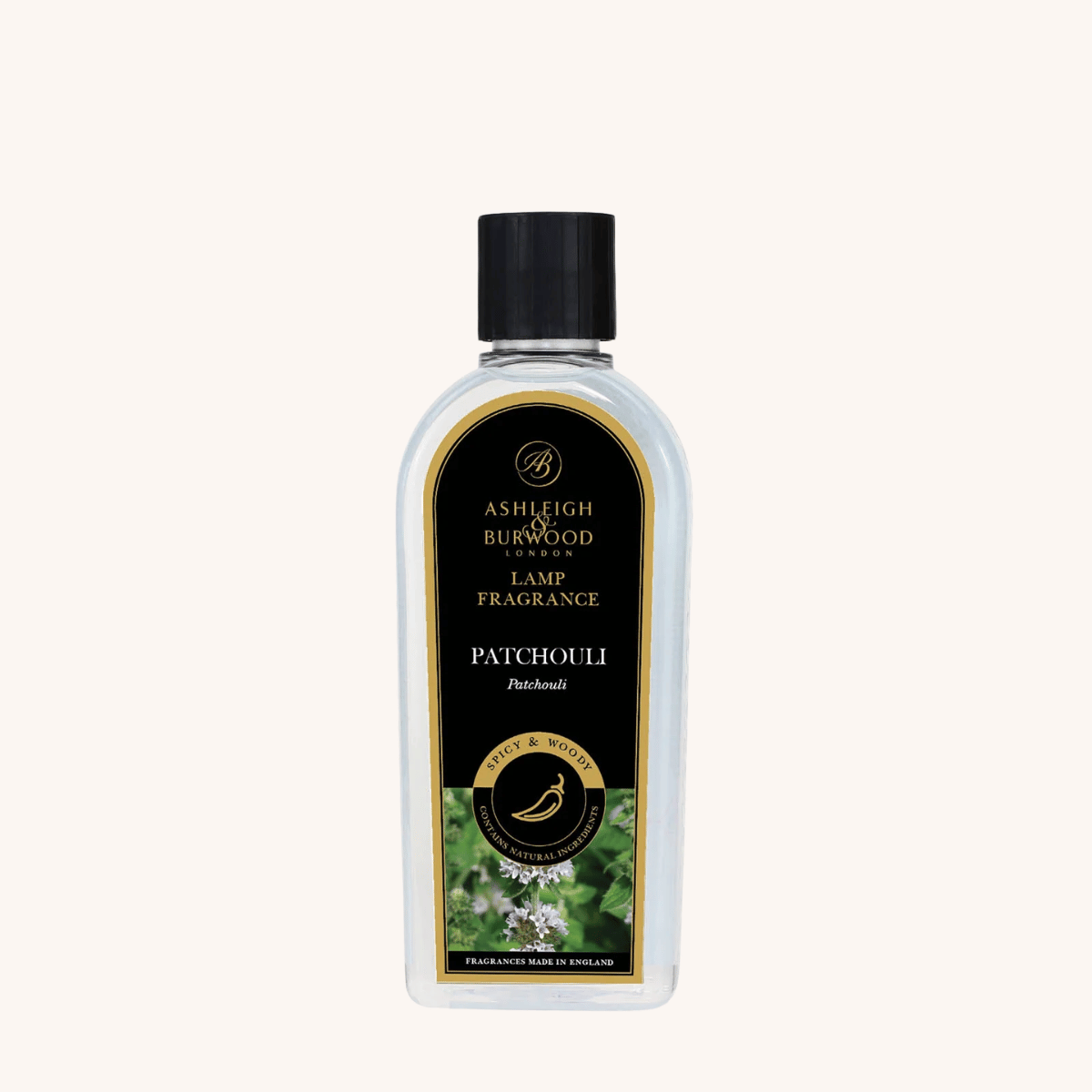 Patchouli Lamp Fragrance on a white background
