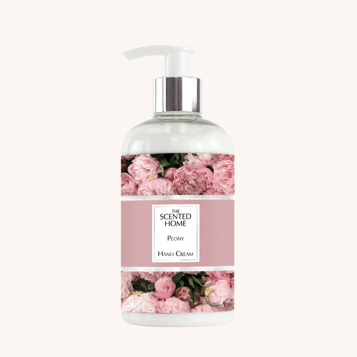 Peony Hand Cream on a white background