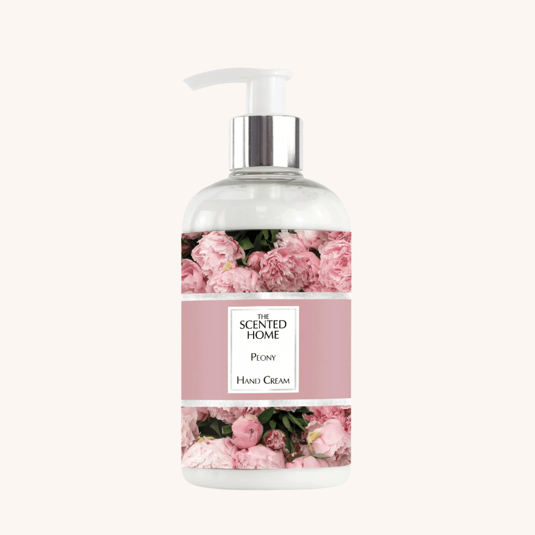 Peony Hand Cream on a white background