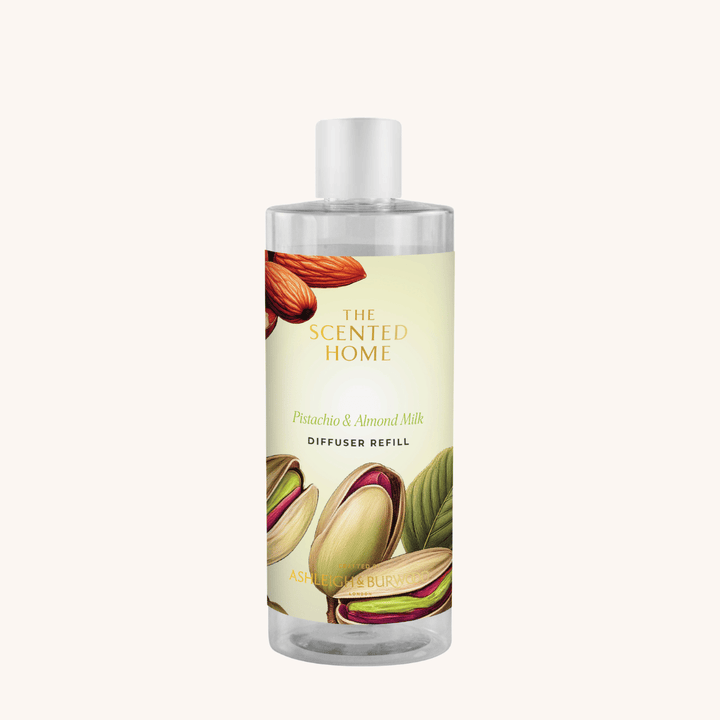 Pistachio &amp; Almond Milk Reed Diffuser Refill on a white background