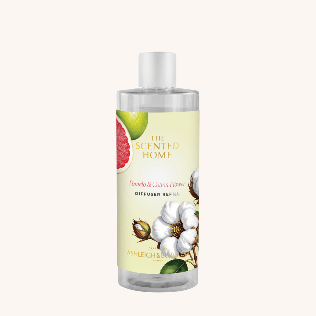 Pomelo & Cotton Flower Reed Diffuser Refill on a white background