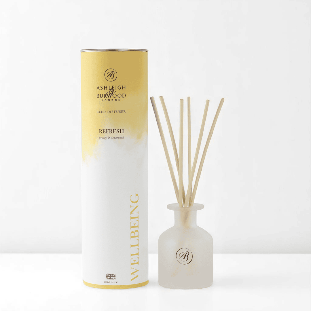 Refresh Reed Diffuser against a white neutral background