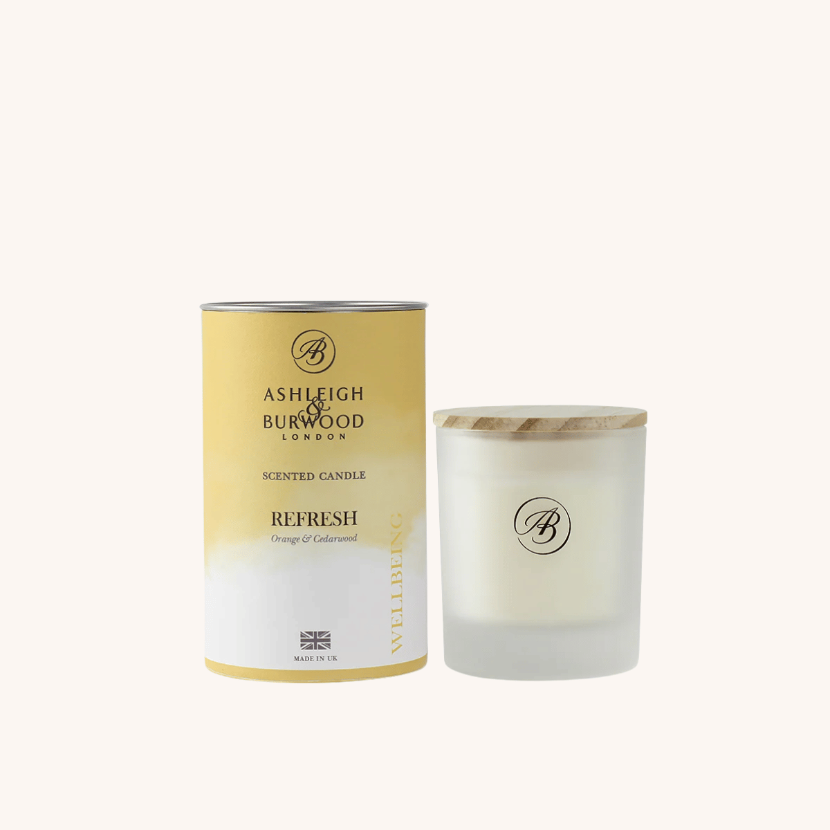 Refresh Scented Candle on a white background
