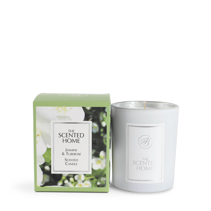Jasmine &amp; Tuberose Scented Jar Candle