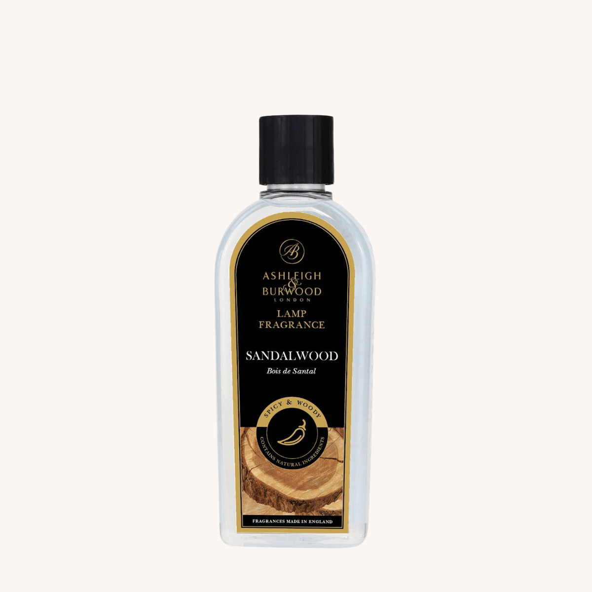 Sandalwood Lamp Fragrance on a white background