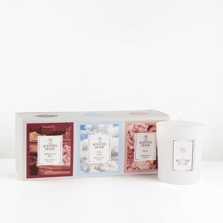 Scented Candle Gift Set against a white neutral background