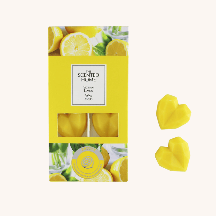 Sicilian Lemon Wax Melts on a white background