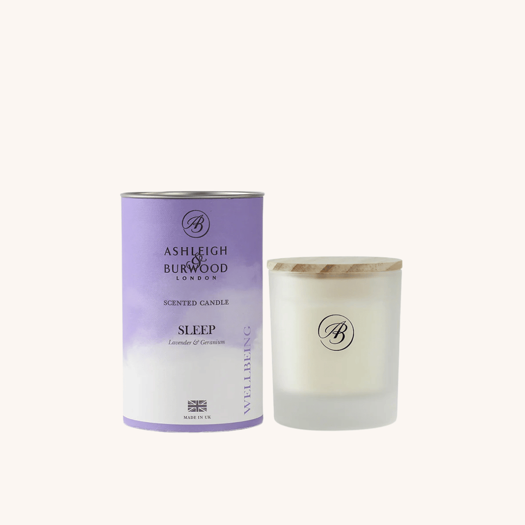 Sleep Scented Candle on a white background