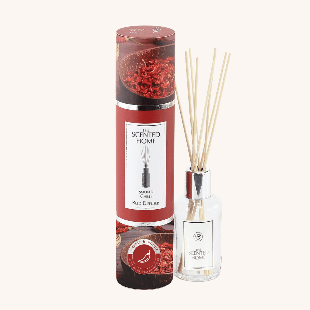 Smoked Chilli Reed Diffuser on a white background