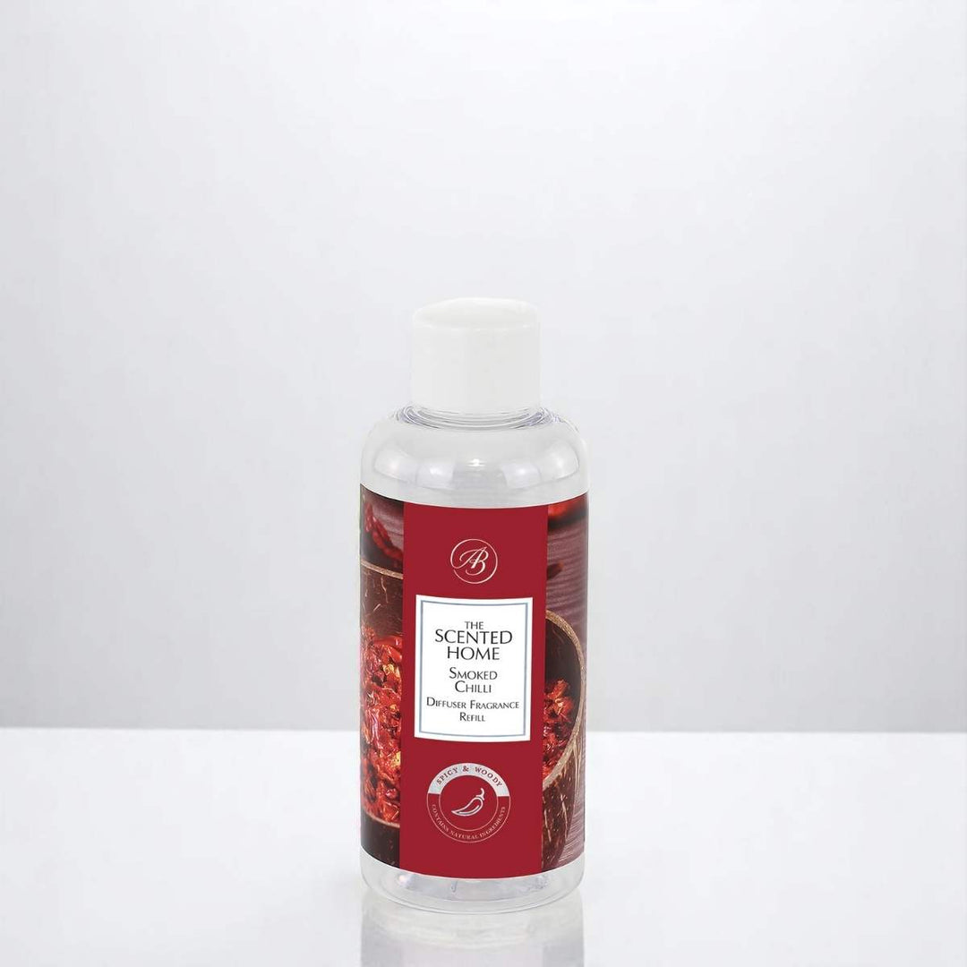 Our Smoked Chilli Diffuser Refill against a white neutral background