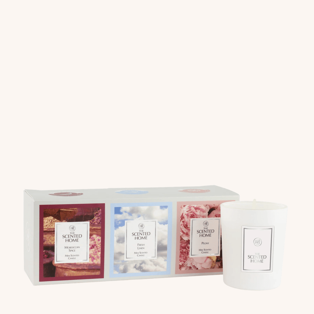 The Scented Home Candle Gift Set on a white background