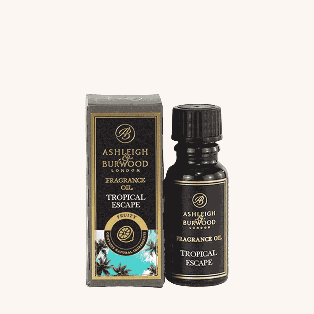 Tropical Escape Signature Fragrance Oil on a white background