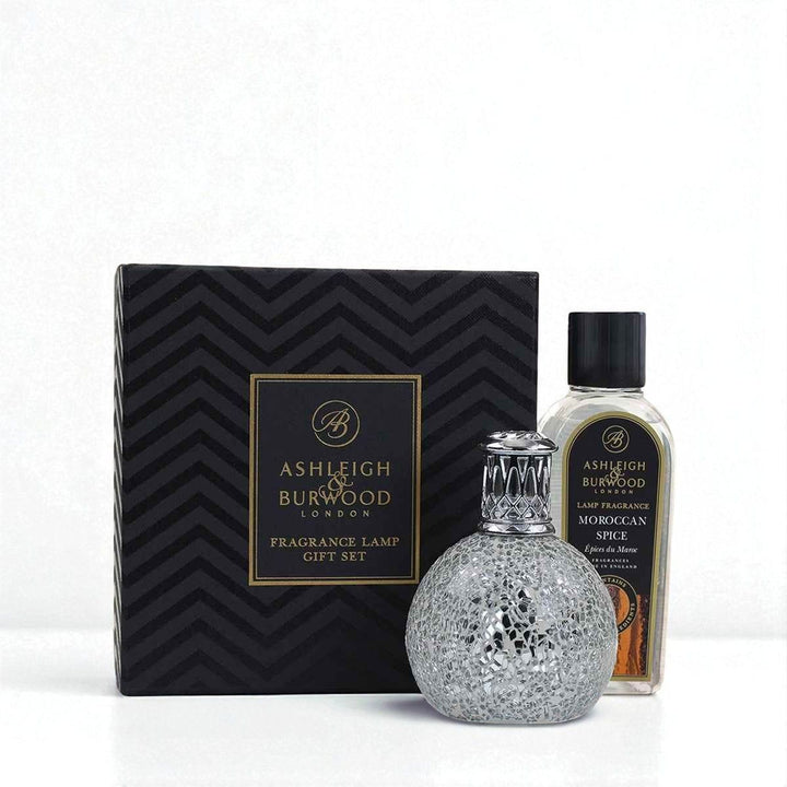 Twinkle Star & Moroccan Spice Fragrance Lamp Gift Set against a white neutral background