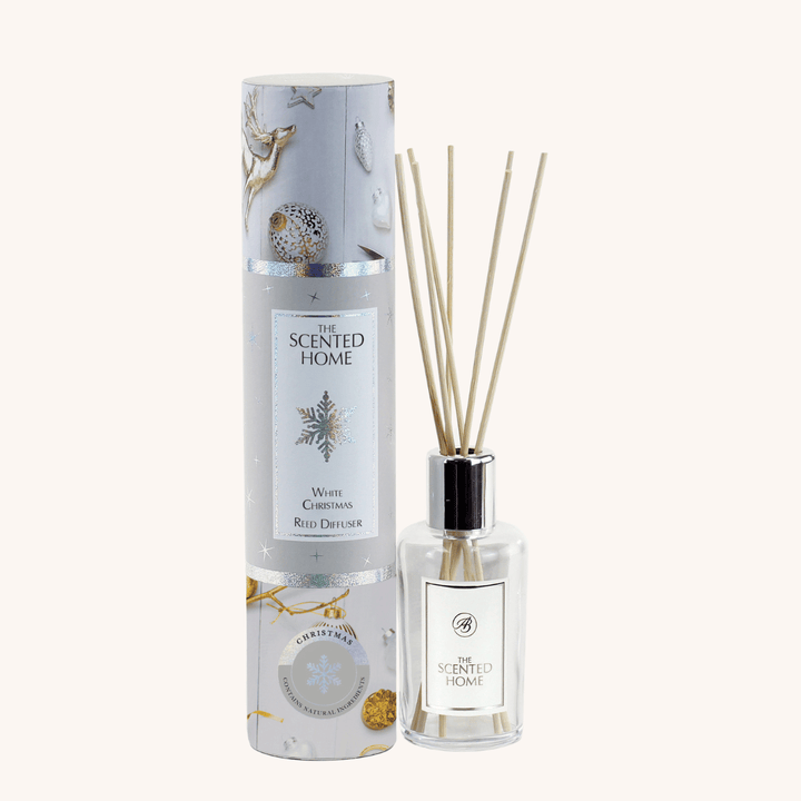 White Christmas Reed Diffuser on a white background