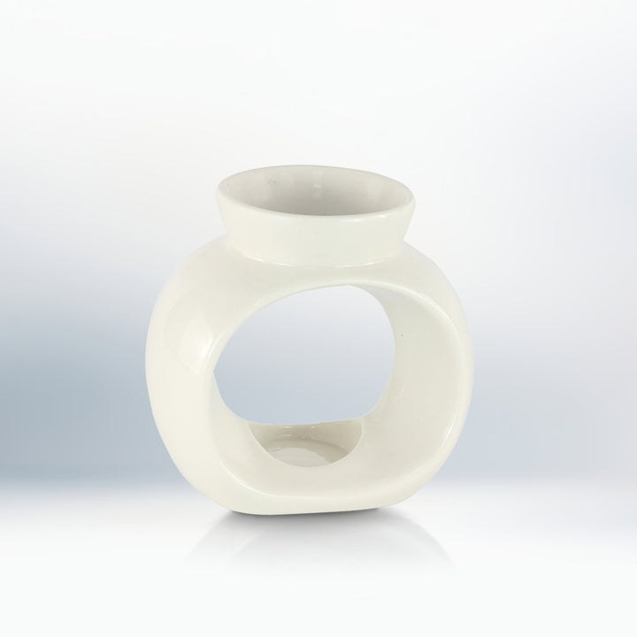 White Oval Wax Melt Burner