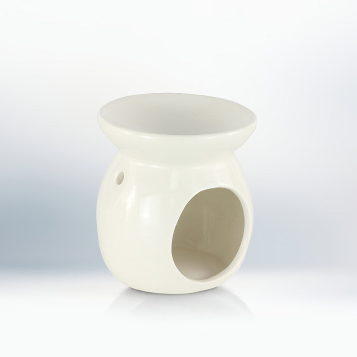 White Round Wax Melt Burner