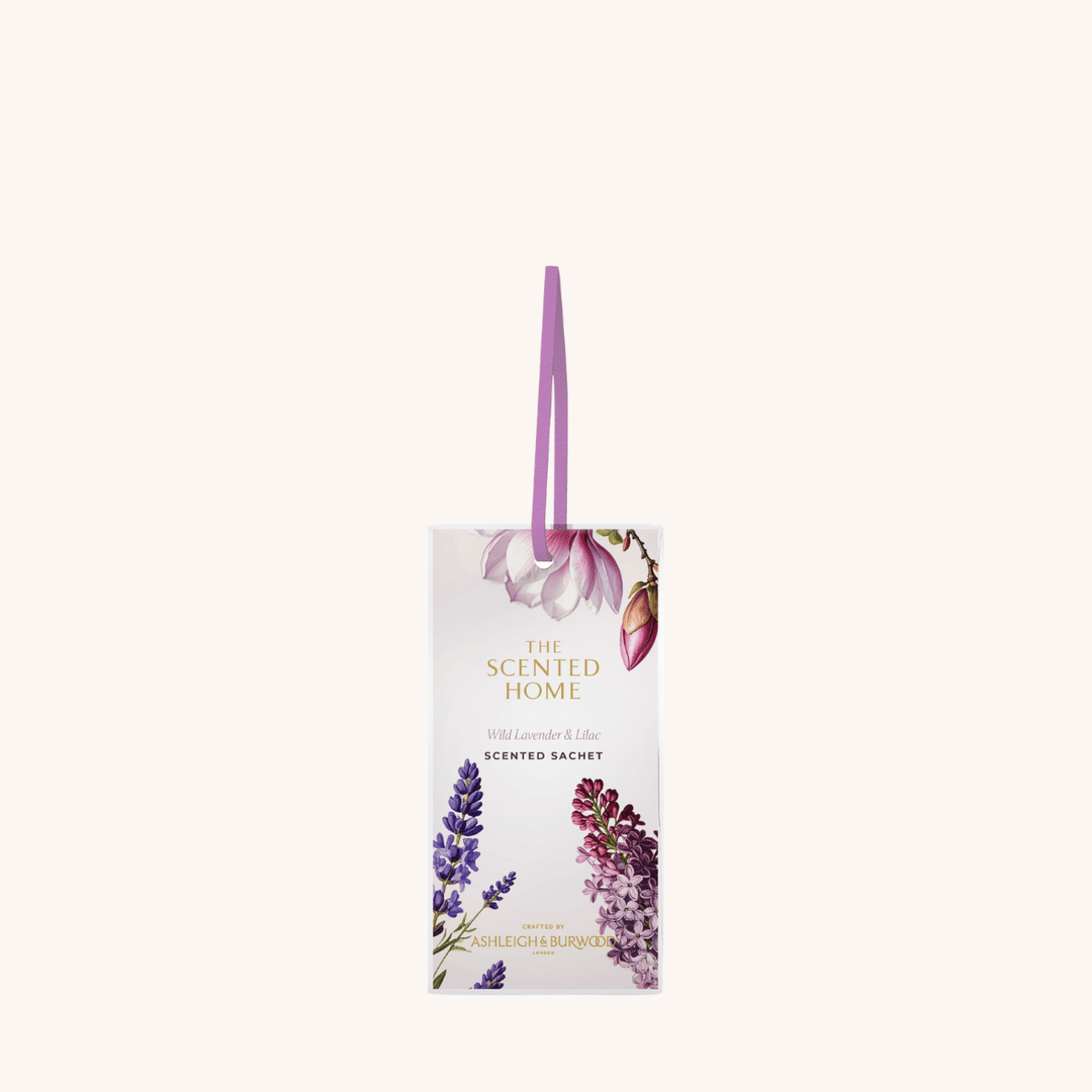 Wild Lavender & Lilac Scented Sachet on a white background