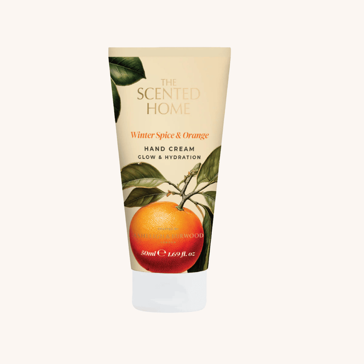 Winter Spice &amp; Orange Hand Cream on a white background