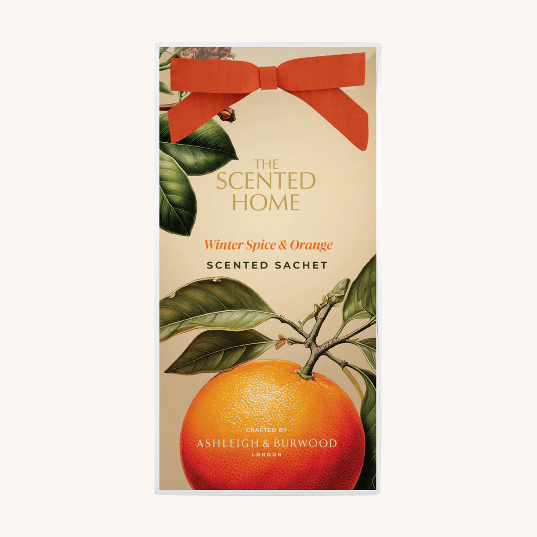 Winter Spice & Orange Scented Sachet on a white background