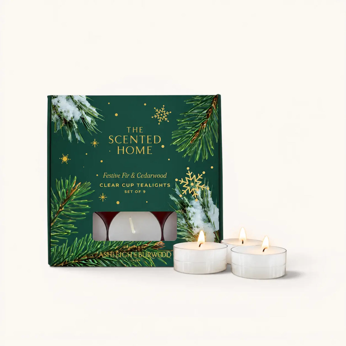 Festive Fir & Cedarwood Scented Tealights