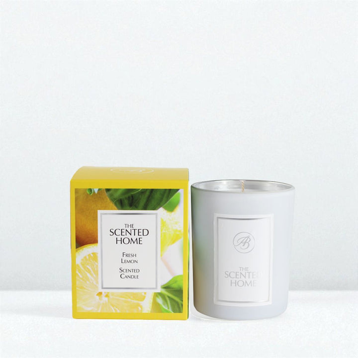 Fresh Lemon Scented Jar Candle