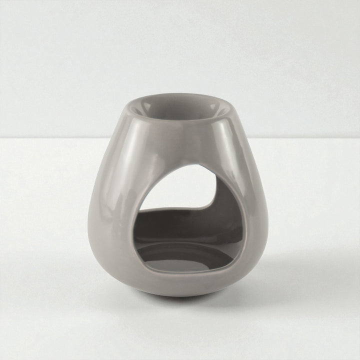 Grey Teardrop Wax Melt Burner