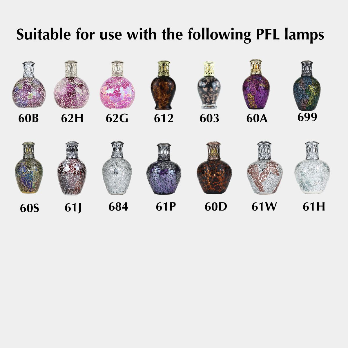 A picture of small lamps that use a small wick
