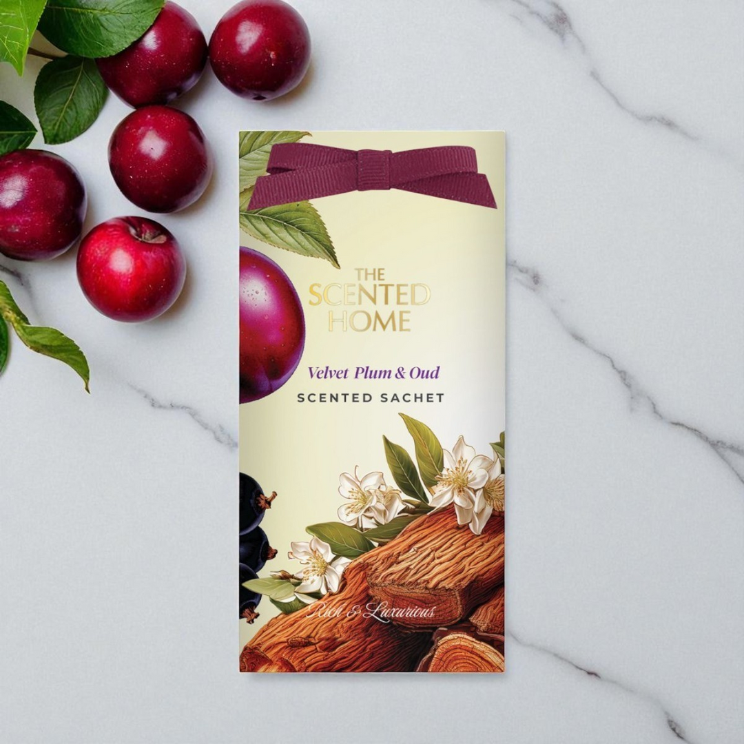 Velvet Plum & Oud Scented Sachet